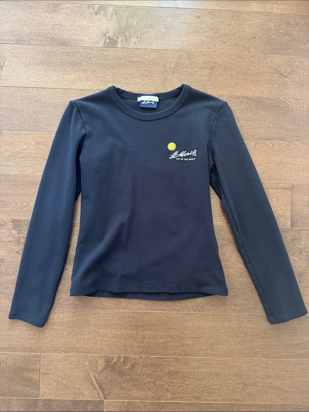 Zara ST. MORITZ EMBROIDERED T-SHIRT - Picture 6 of 8